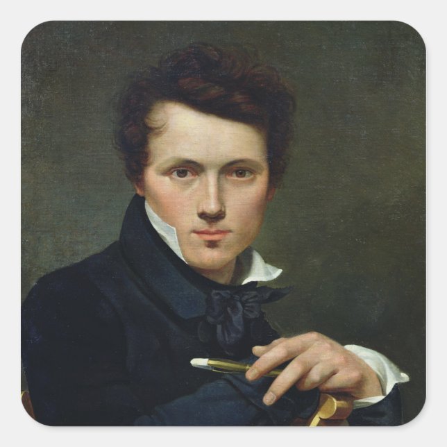 Self Portrait, c.1818 Square Sticker (Front)