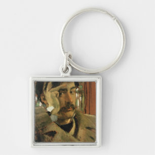 Self portrait, c.1865 key ring