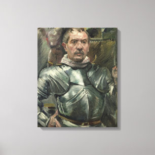 Self portrait in armour, 1914 canvas print