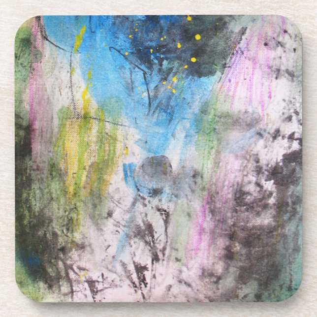 Self Portrait in Blue Coaster (Front)