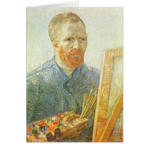 Self Portrait in Front of Easel, Vincent van Gogh