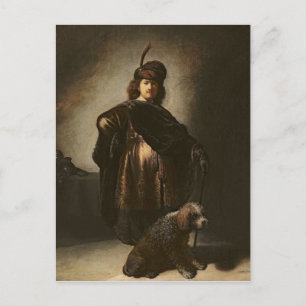 Self Portrait in Oriental Costume, 1631 Postcard