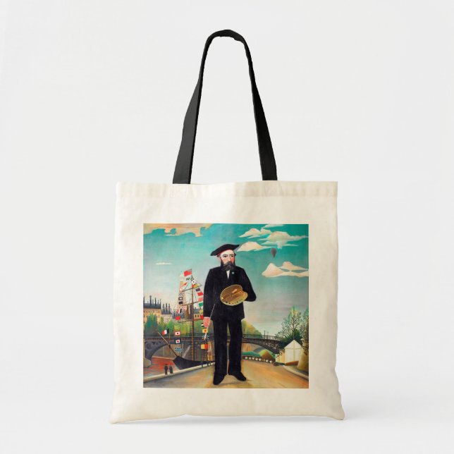 Self Portrait, Landscape, Rousseau Tote Bag (Front)