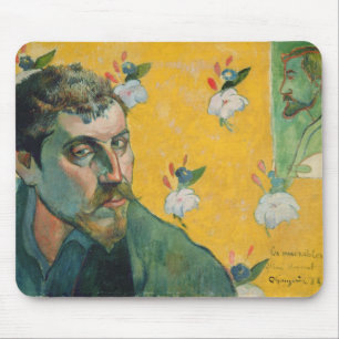 Self Portrait, Les Miserables,1888 (oil on canvas) Mouse Pad