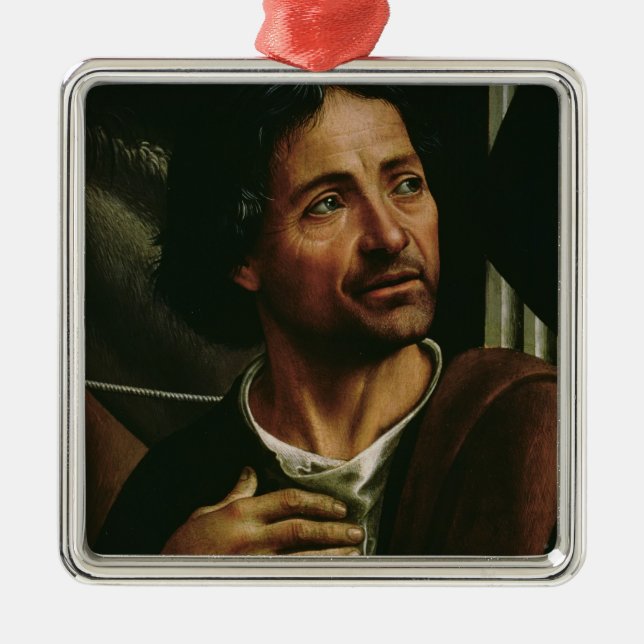 Self portrait metal tree decoration (Front)