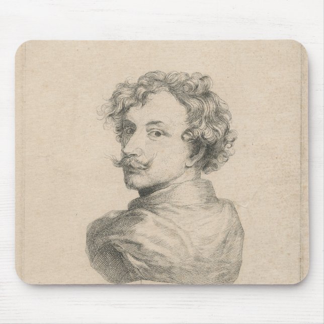 Self-portrait Mouse Pad (Front)