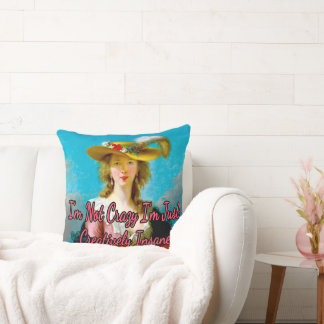 Self Portrait of Elisabeth Louise Vigee Le Brun Cushion