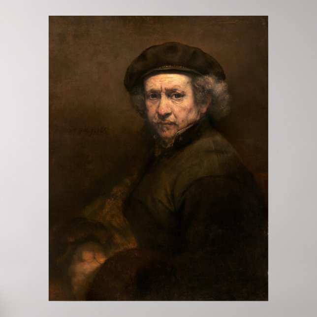 Self-Portrait - Rembrandt Fine Art Poster (Front)