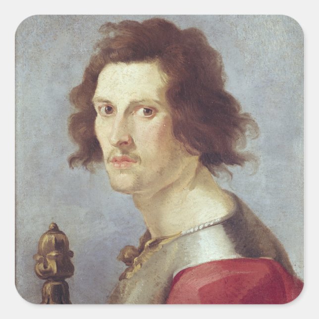 Self Portrait Square Sticker (Front)