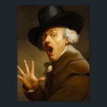 Self-Portrait, The Surprise by Joseph Ducreux Poster<br><div class="desc">Joseph Ducreux - Self-Portrait, The Surprise, 1790. Joseph, Baron Ducreux (1735-1802) was a French noble, portrait painter, pastelist, miniaturist, and engraver, who was a successful portraitist at the court of Louis XVI of France, and resumed his career at the conclusion of the French Revolution.</div>