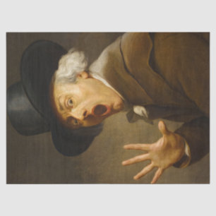 Self-Portrait, The Surprise by Joseph Ducreux Tissue Paper