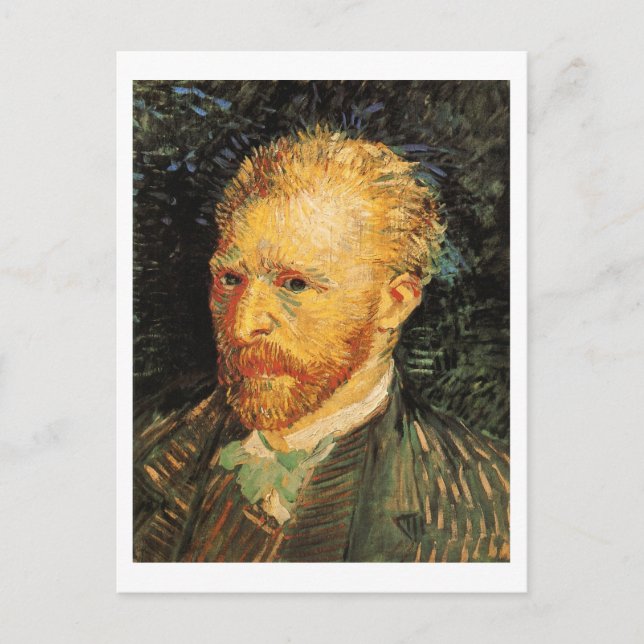 Self-Portrait, Vincent van Gogh Fine Art Postcard (Front)