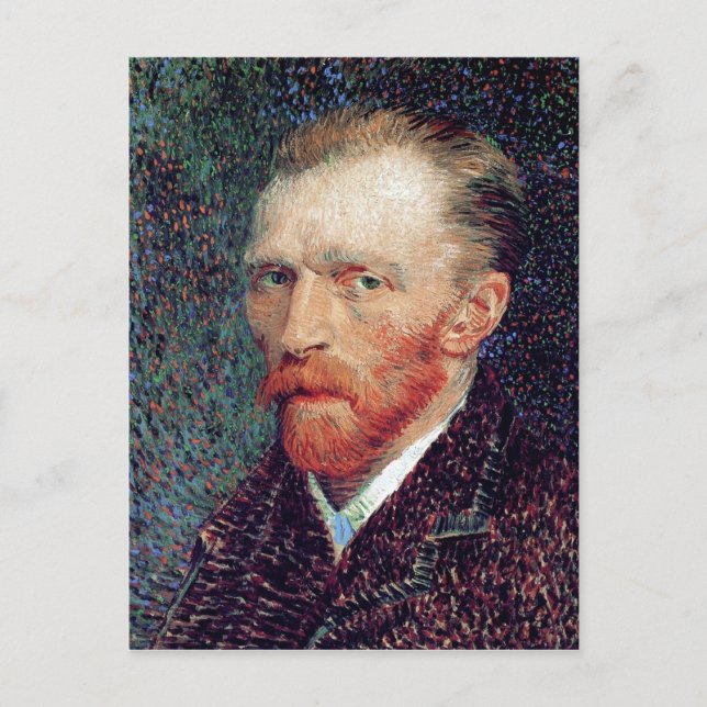Self-Portrait, Vincent van Gogh Fine Art Postcard (Front)