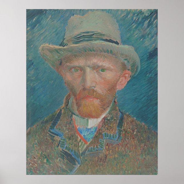 Self-portrait, Vincent van Gogh Poster (Front)