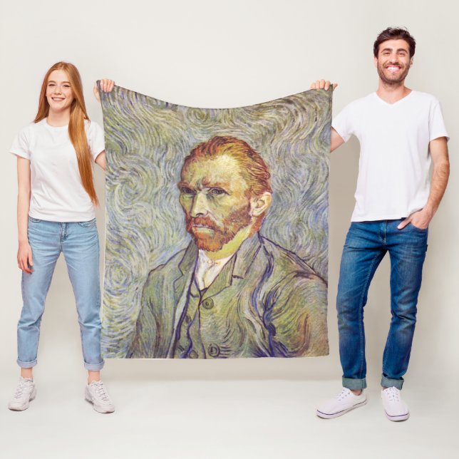  Self-portrait Vincent Willem van Gogh  Fleece Blanket (In Situ)