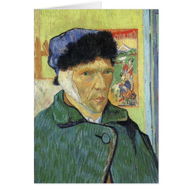 Self Portrait with Bandaged Ear by Van Gogh (Front)