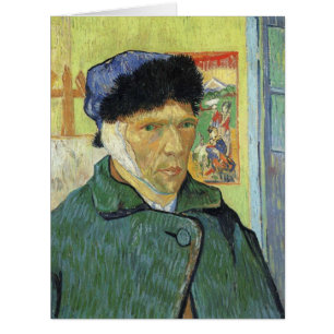 Self Portrait with Bandaged Ear by van Gogh