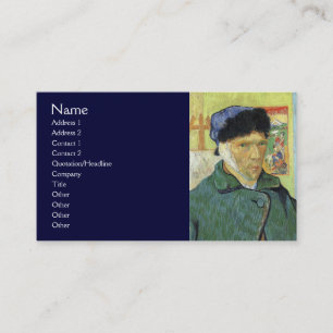 Self Portrait with Bandaged Ear by Van Gogh Business Card