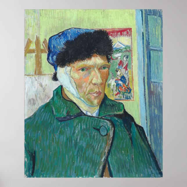 Self-portrait with bandaged ear poster (Front)