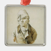 Self Portrait with Cap and Eye Patch