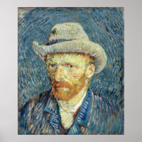 Self Portrait with Felt Hat Vincent van Gogh