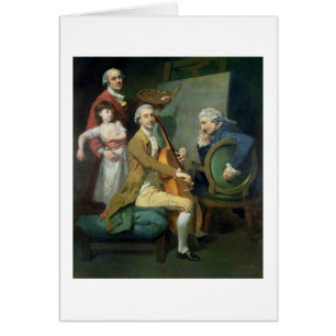 Self Portrait With his Daughter, Maria Theresa (?)