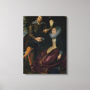 Self portrait with Isabella Brandt Canvas Print