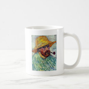 Self-Portrait With Straw Hat By Vincent Van Gogh Coffee Mug
