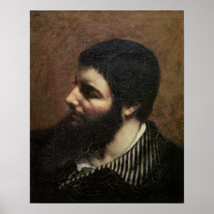 Self Portrait with Striped Collar Poster