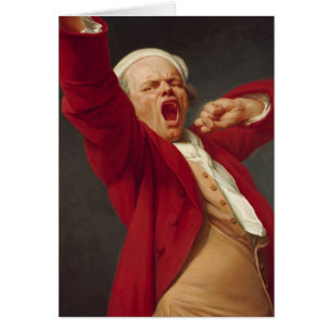 Self-Portrait, Yawning - Joseph Ducreux