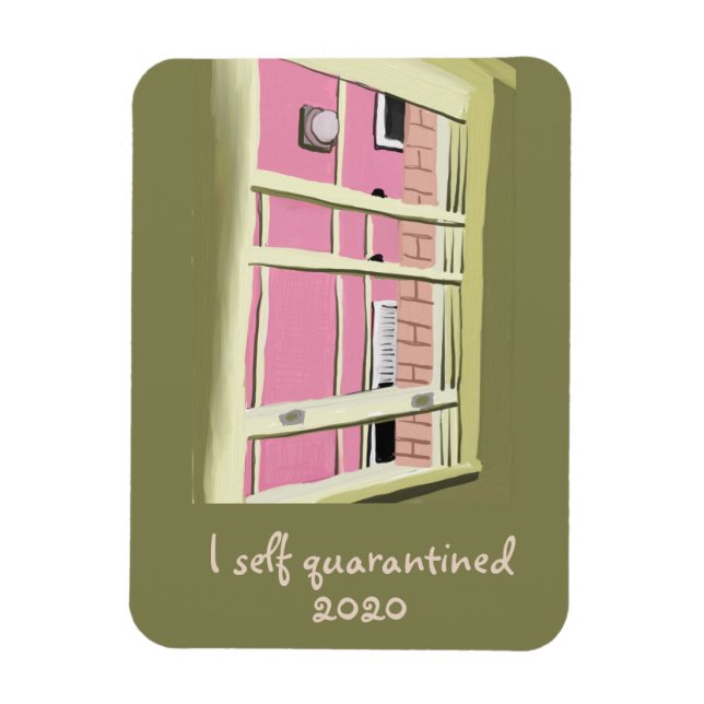 Self Quarentined Magnet (Vertical)