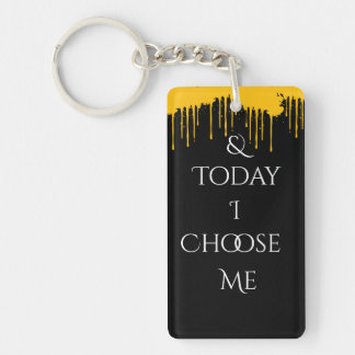 Self-Reminding-Double sided keychain