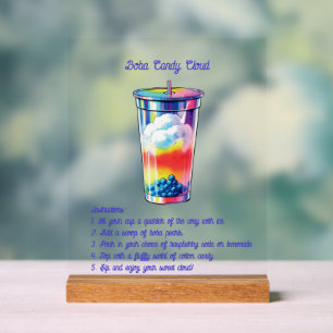 Self-Serve Mocktail Acrylic Sign