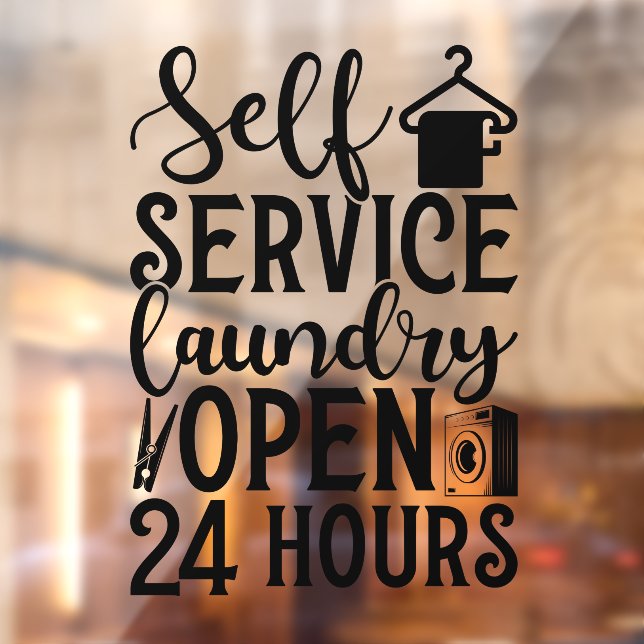 Self Service Laundry Open 24 Hours (Sheet 2)