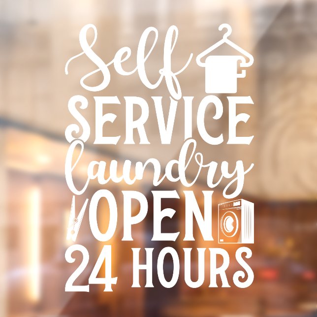 Self Service Laundry Open 24 Hours (Sheet 2)