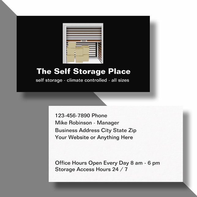 Self Storage Units Business Cards  (Creator Uploaded)