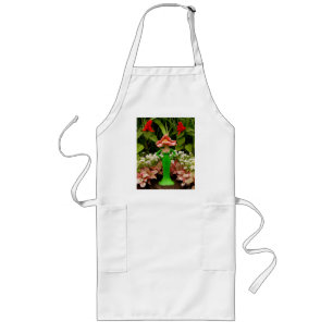 Self-sufficient garden long apron