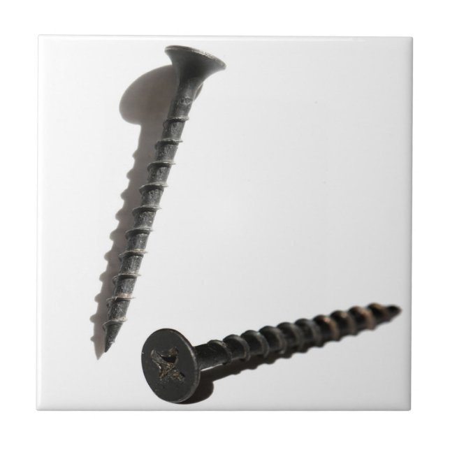 Self Tapping Black Screw Builder Construction Tile (Front)