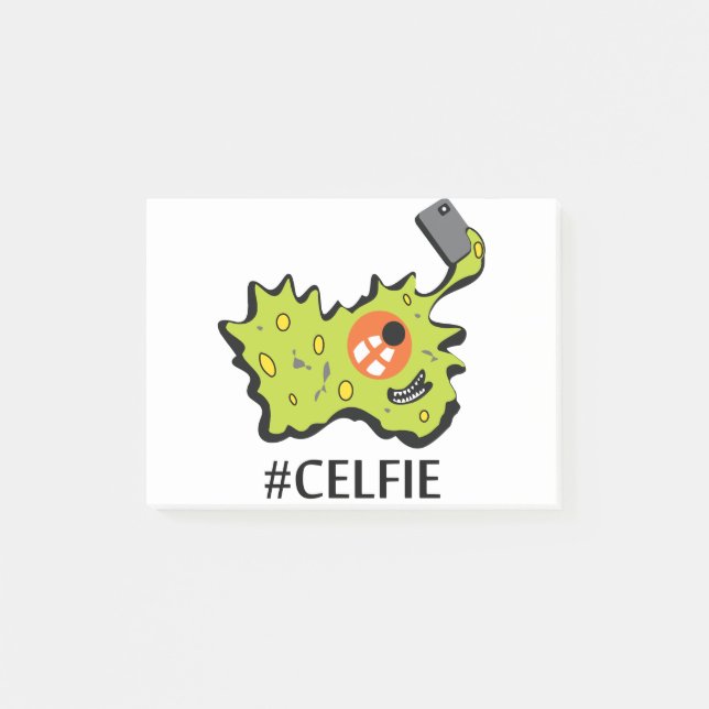 Selfie – Cellfie Biology Science Post-it Notes (Front)
