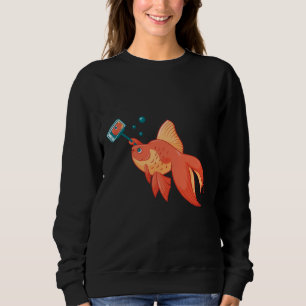 Selfie Gold Fish Sweatshirt