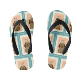 Selfie in the frame kid's jandals