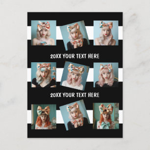 Selfie Insta 9 clean and simple photo template Postcard