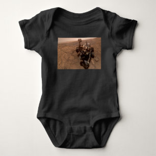 Selfie of Mars Curiosity Red Martian Landscape Baby Bodysuit
