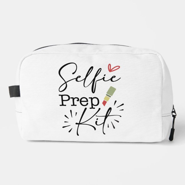 Selfie Prep Kit Cosmetic Dopp Kit (Front)