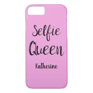 Selfie Queen Name Personalised Pink Case-Mate iPhone Case