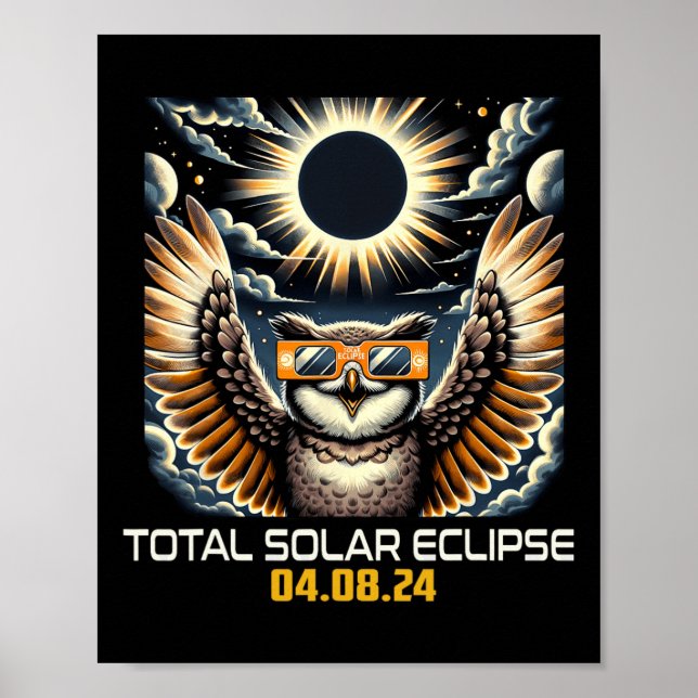 Selfie Solar Eclipse Solar Eclipse 2024 Totality  Poster (Front)