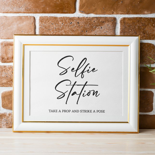 Selfie station Wedding Sign Poster (Creator Uploaded)