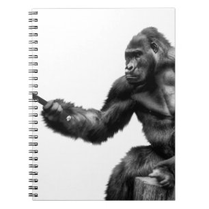 selfie stick spiral notebook