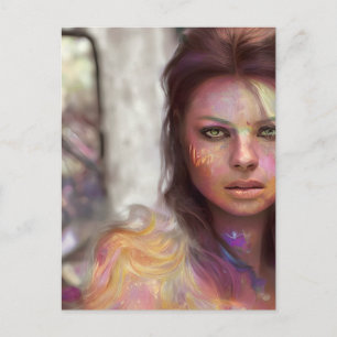 Selfie Woman  Postcard