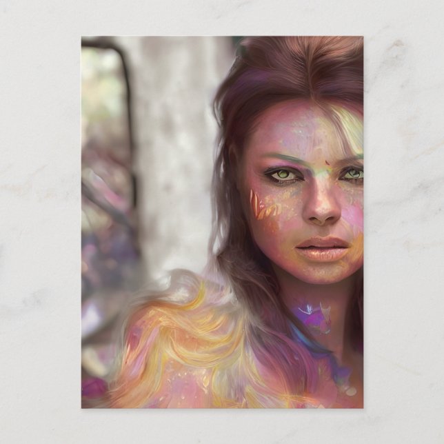 Selfie Woman  Postcard (Front)